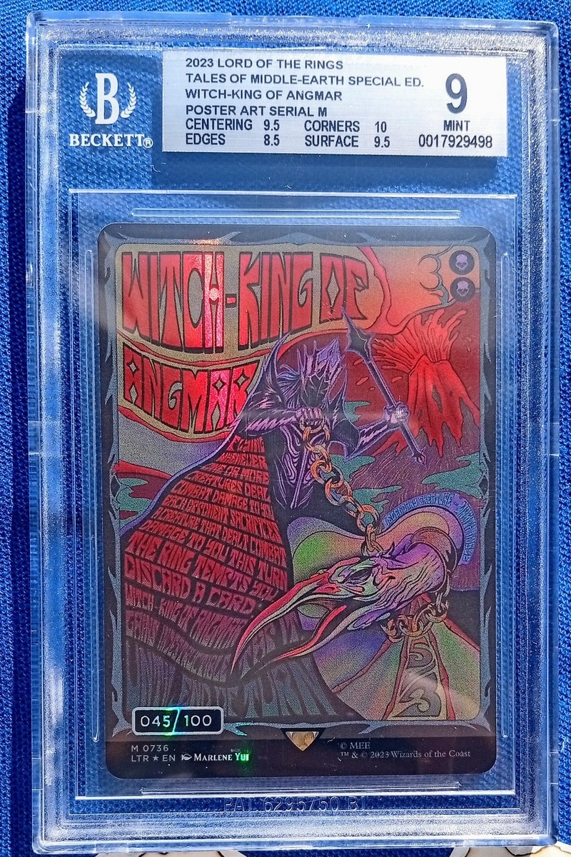 Magic WITCH-KING OF ANGMAR Lord Of The Rings MTG Serialized