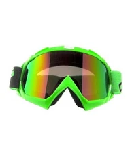 CRG Sports Motorcycle Goggle ATV Dirt Bike Off Multi-color Lens Green Frame