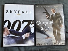 2 James Bond DVDs - Quantum of Solace / Skyfall - Daniel Craig