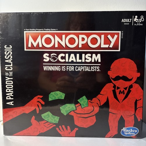 Hasbro Monopoly Socialism Parody Board Game New in The Package 2018