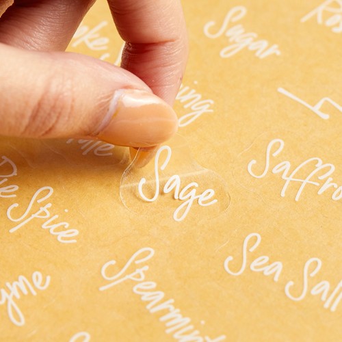 Talented Kitchen 272 Spice Labels Stickers, Clear Spice Jar Labels Preprinted - 第 7/10 張圖片