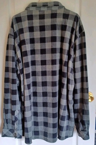 MEN'S LEGENDARY WHITETAILS 4XT 100% POLYESTER FLEECE BUFFALO PLAID SHACKET - Picture 5 of 9