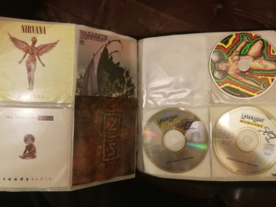 130 Stück (plus) CD Konvolut in Mappe, Classics aus Hip Hop, Rock, Pop etc