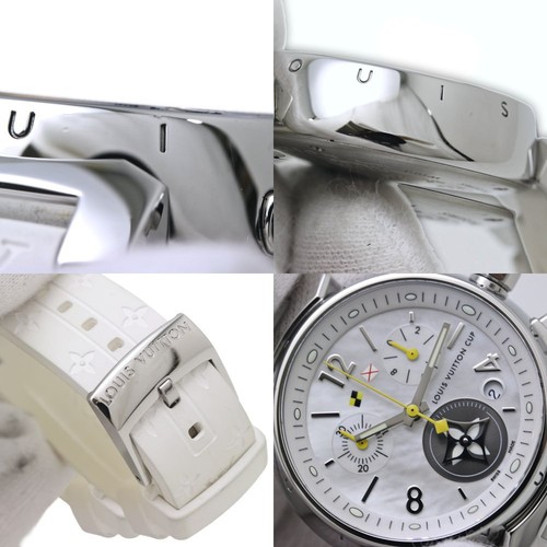 LOUIS VUITTON Tambour Lovely Cup MM Chronograph Q132C2 White Shell [Kauf... - Bild 7 von 9