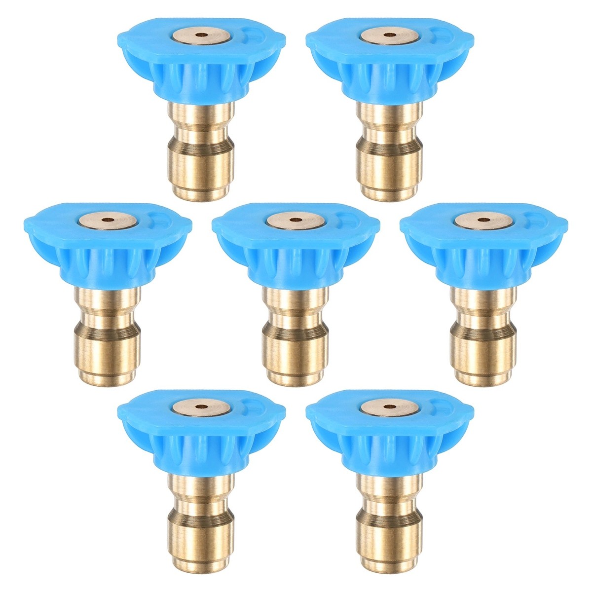 7PCS Rinse Pressure Washer Nozzle Tips, 1/4 Inch Quick Connect
