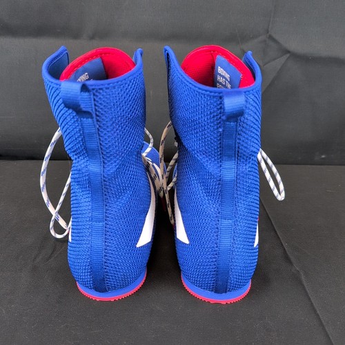 Adidas Box Hog 3 Boxing Boots Blue & Red Size 11 Mens - Picture 4 of 14