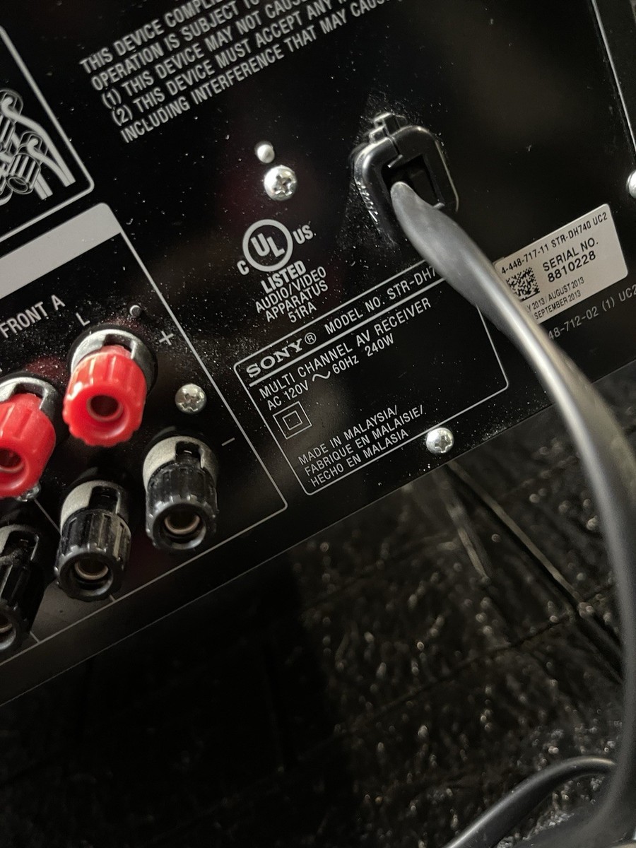 の*り様 Sony AVアンプ STR-DH740 Amazon.co.jp: SONY マルチチャンネルインテグレートアンプ STR