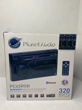 Planet Audio PC45RGB BLUETOOTH® MP3/CD AM/FM RECEIVER 320 WATTS NEW OPEN BOX