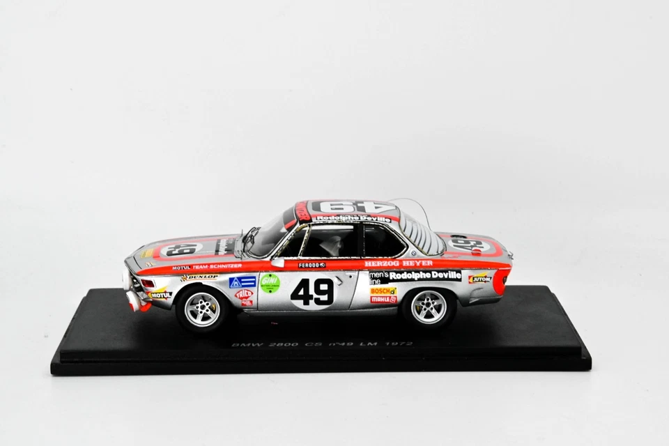 Spark BMW 2800 CS #49 Herzog/Heyer 24h Le Mans 1972 1:43 S1561 - Please Read - Image 3 of 4