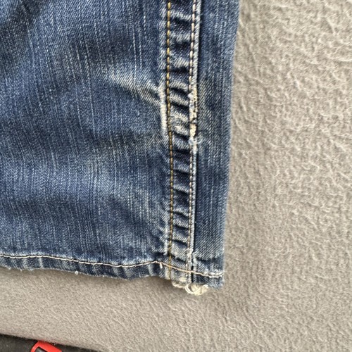 Ariat Jeans Herren 38x34 (passt 38x33) Blau FR M4 Bootcut Low Rise Baumwolle Denim - Bild 6 von 23