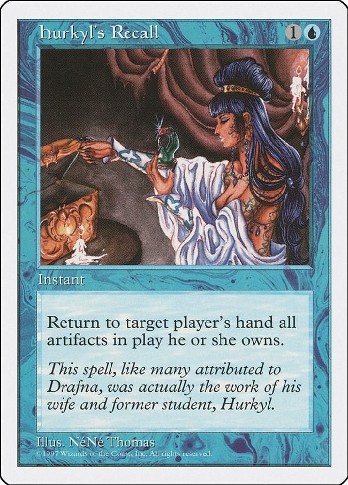 Hurkyl's Recall #93 (NM) Fifth Edition (5ED) MTG