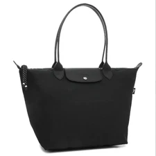 Longchamp Le Pliage Energy Shoulder Tote Bag L Size Black Outlet from JAPAN
