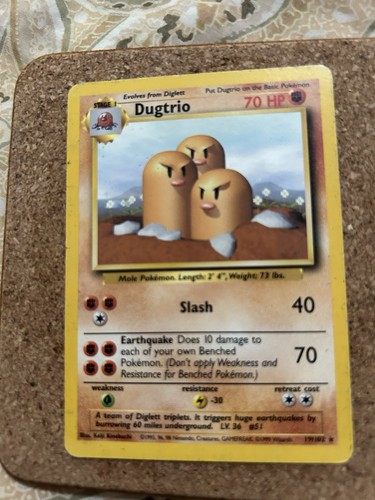 Dugtrio 19/102 First Edition