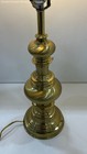 Bright Brass Table Lamp 20" Tall, Works, No Shade — photo 2