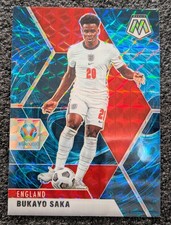 Bukayo Saka [Blue Mosaic] #106 Prices | 2021 Panini Mosaic UEFA