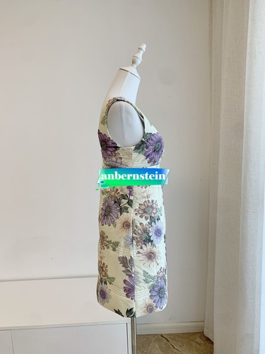Alemais Autumn 2025 Lavender Daisy Flower Cotton-Padded Suspenders Holiday Skirt - Picture 4 of 11