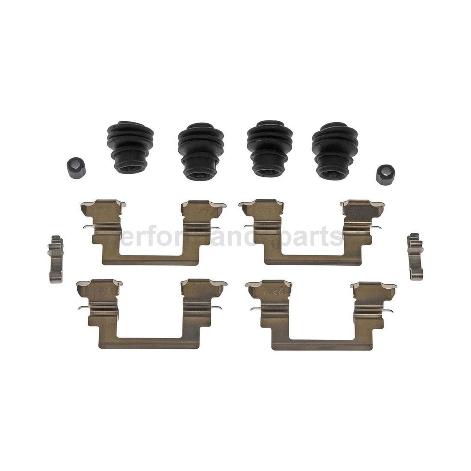 Front Rear Disc Brake Hardware Kit for Jeep Compass 2007-2017 - Image 3 of 4
