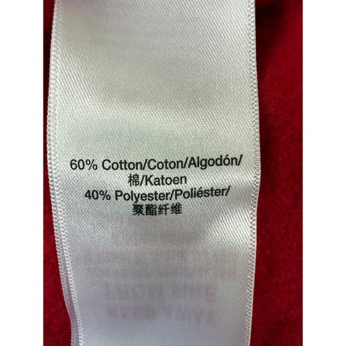 DKNY Sport Red Rhinestone Logo Sweatshirt Pullover Athleisure Women's XL - Picture 6 of 10