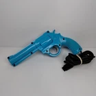 Vintage 1993 Konami The Justifier Blue Light Gun Pistol Sega Genesis
