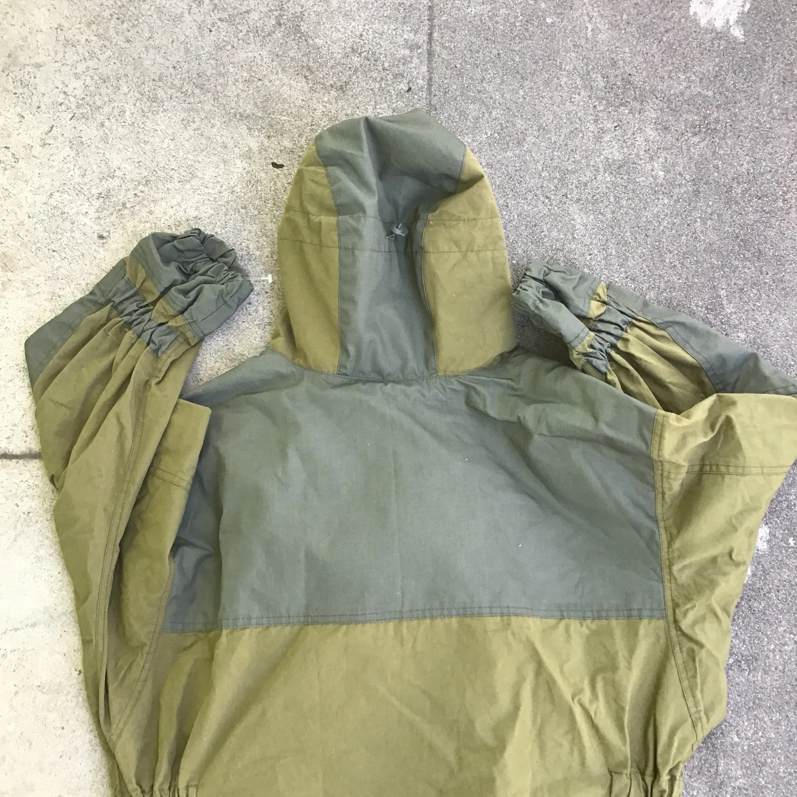 Gorka Style Green Jacket Windbreaker Men 2XL Hooded Pockets Tactical Military image 13