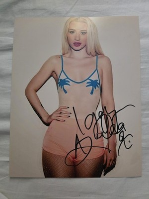 Iggy Azalea signiertes 8x10 Foto - AFTAL COA - Musiker