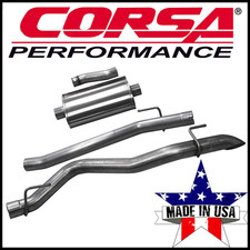 Corsa Sport 3" Cat-Back Exhaust System fits 2020-2025 Jeep Gladiator JT 3.6L