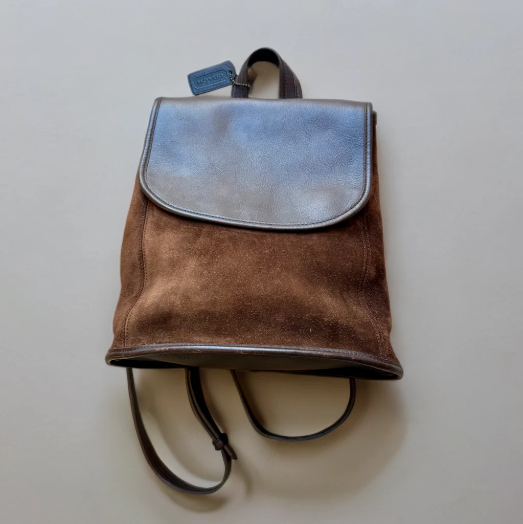 Coach Suede Backpacks for Women for sale | eBay