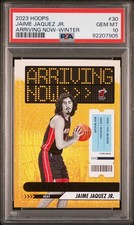 2023 PANINI NBA HOOPS ARRIVING NOW WINTER #30 JAIME JAQUEZ JR. PSA 10