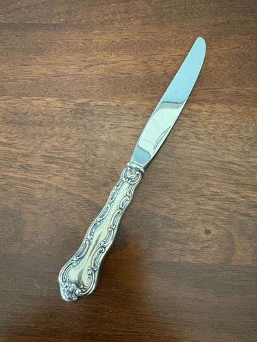 Antique Gorham Strasbourg Sterling Silver Knife Modern 8.75”