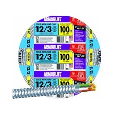Southwire 68583423 100' 12/3 MC ALUM CABLE