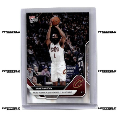 #ad 2025 26 Topps Now NBA #165 James Harden 764 Cavs Debut IN HAND $6.99