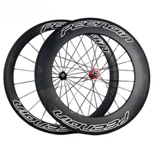 700c Carbon Wheelset Clincher Tubular UD 3K Wheels for  Road Bicycle Racing