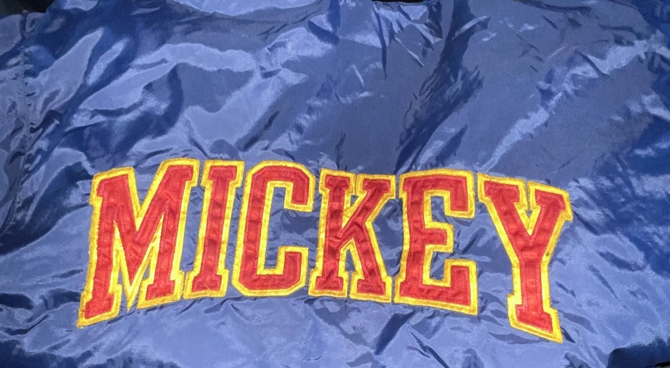 Disneyland Resort Mickey Mouse Niños Talla M, Azul Cremallera Completa Chaqueta con Capucha J792 Foto 3 de 4