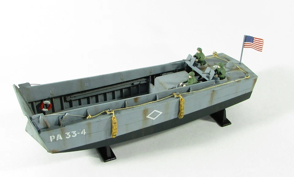 Как новый в коробке Heller 1/72 LCVP десантное судно транспортное средство, персонал - Изображение 4 из 4