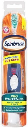 Spinbrush Pro Whiten weiche angetriebene Zahnbürste Dual Action Spinner & Schrubber 1 Stück - Bild 2 von 4