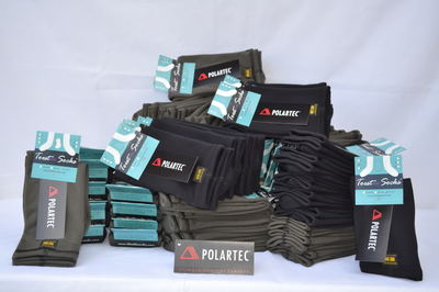 Polartec Fleece POWERSTRETCH Socks 4-WAY Stretch *Best for Reynauds Made in USA