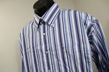 Tommy Hilfiger Dress Shirt Striped Long Sleeve VTG Button Up Mens Size XL