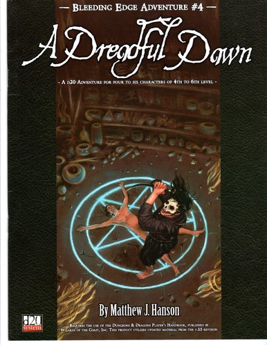 D20: Bleeding Edge Adventure #4 - A Dreadful Dawn--Excellent Cond.   - Picture 1 of 3