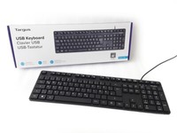 Targus Kabelgebundene Tastatur Usb Keyboard Qwertz AKB600 Windows® Mac® Schwarz