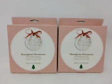 2x Child to Cherish Marshmallow Clay Handprint Footprint Christmas Ornament Kit