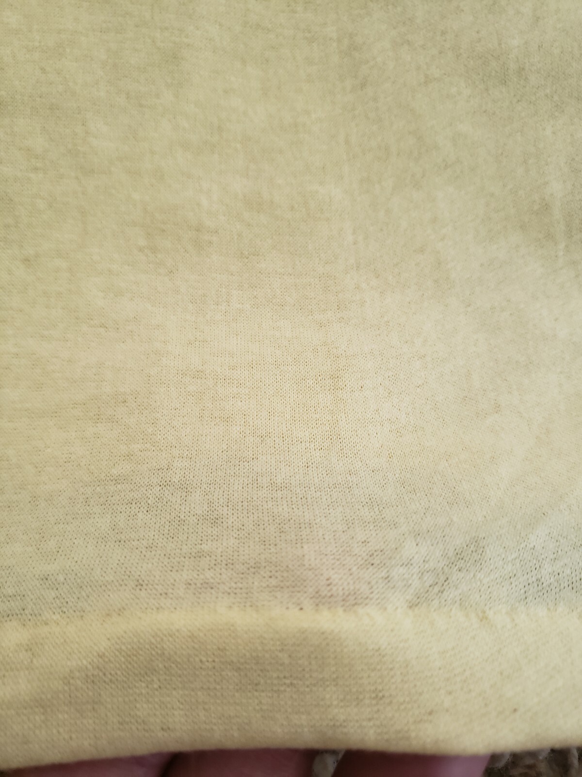 VTG Single Stitch K-Studio Basic Blank Yellow T-S… - image 3