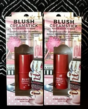2pk IONI BEAUTY DOLLHOUSE BOSS CINNAMON ROSE CREAMY BLUSH + LIP STICK SOFT COLOR