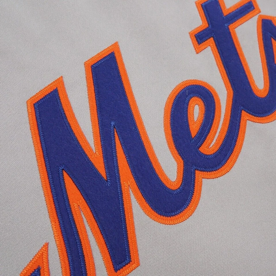 Camiseta para hombre Tom Seaver 1986 New York Mets gris Road Cooperstown con parche número 25 Foto 3 de 4