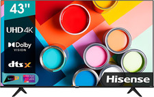 Hisense 43" UHD 4K 2022 43A6FG, Smart TV VIDAA 5.0, HDR Dolby Vision, Controlli 