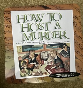 How to Host a Murder The Class of 54' Party Game by Decipher 1987 COMPLETE