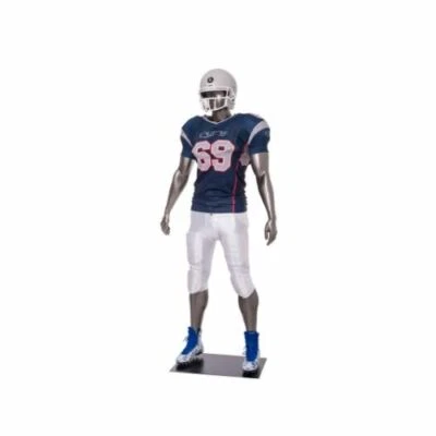 AMERICAN DRESS FORMS Male Football Player Mannequin - Muscular Male Full Body Sports Mannequin