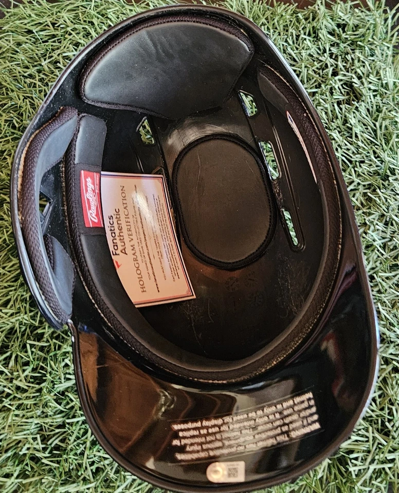 Casco de bateo réplica profesional autografiado por Max Kepler Rawlings Minnesota Twins Foto 2 de 3