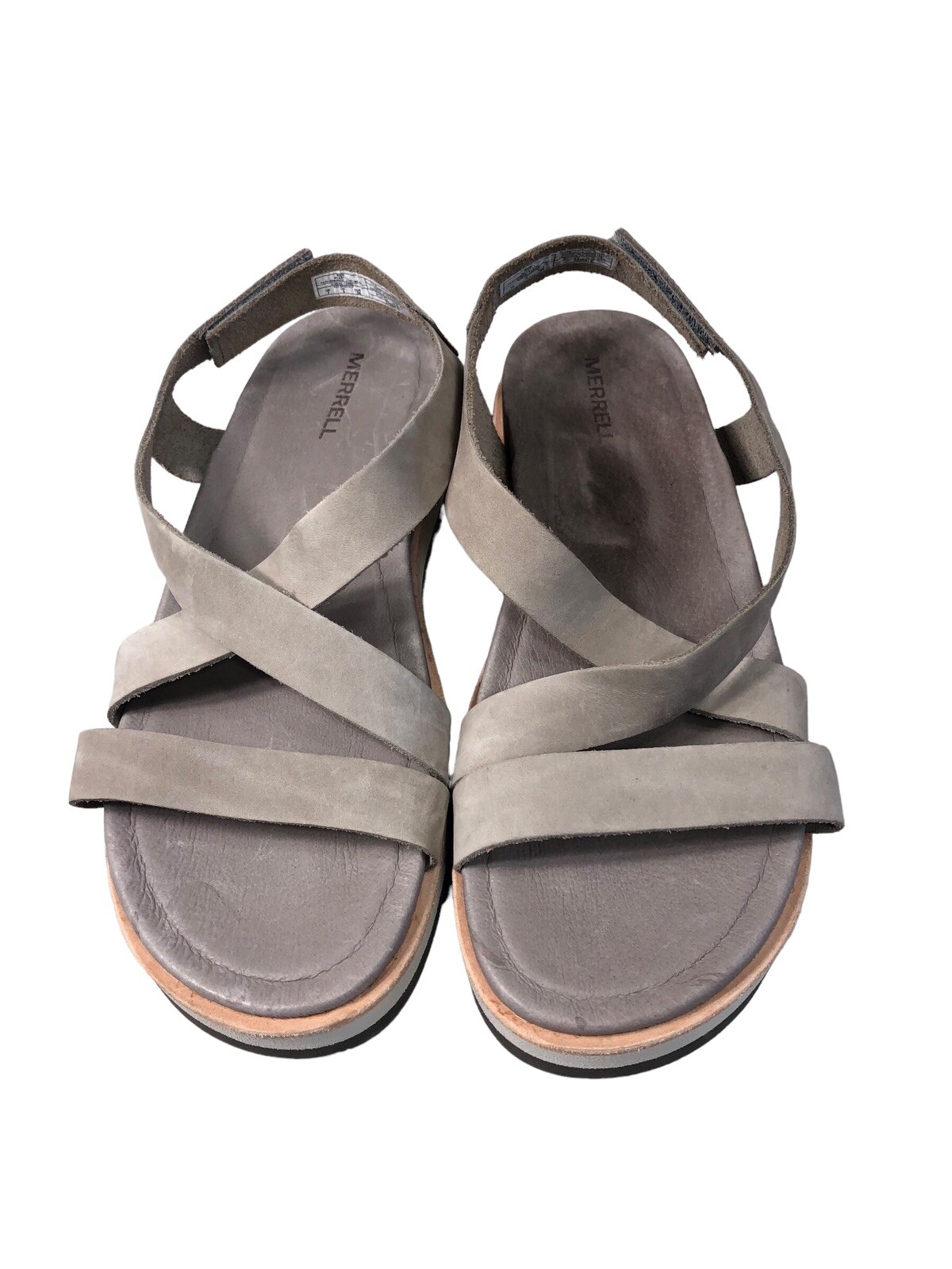 Merrell Juno Strap Moon J001114 Sandalo Donna Taglia 7 Taupe Grigio