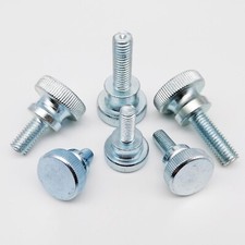 1/5pcs M3-M10 Knurl Hand Tighten Thumb Screw Bolt Curtain Wall Glass Thumbscrew
