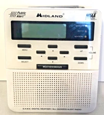 Midlalnd NOAA All Hazards Alert Radio S.A.M.E. Digital Weather in Works Great!